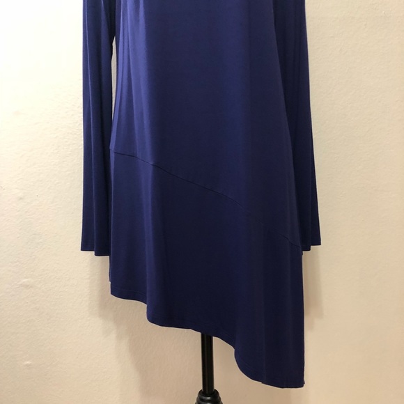 Eileen Fisher Top Blue Viscose Jersey - Picture 4 of 7